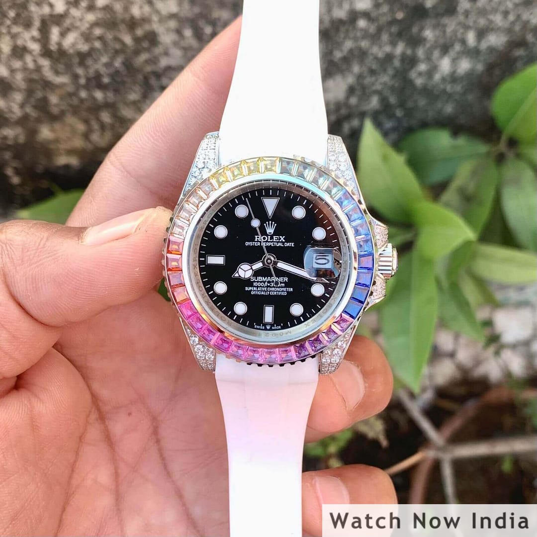 Rolex diamond discount watch first copy