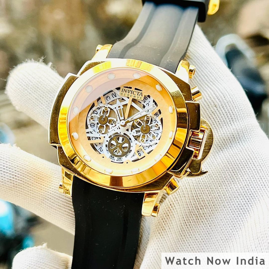 Invicta reserve golden First Copy Price in India Watch Now India