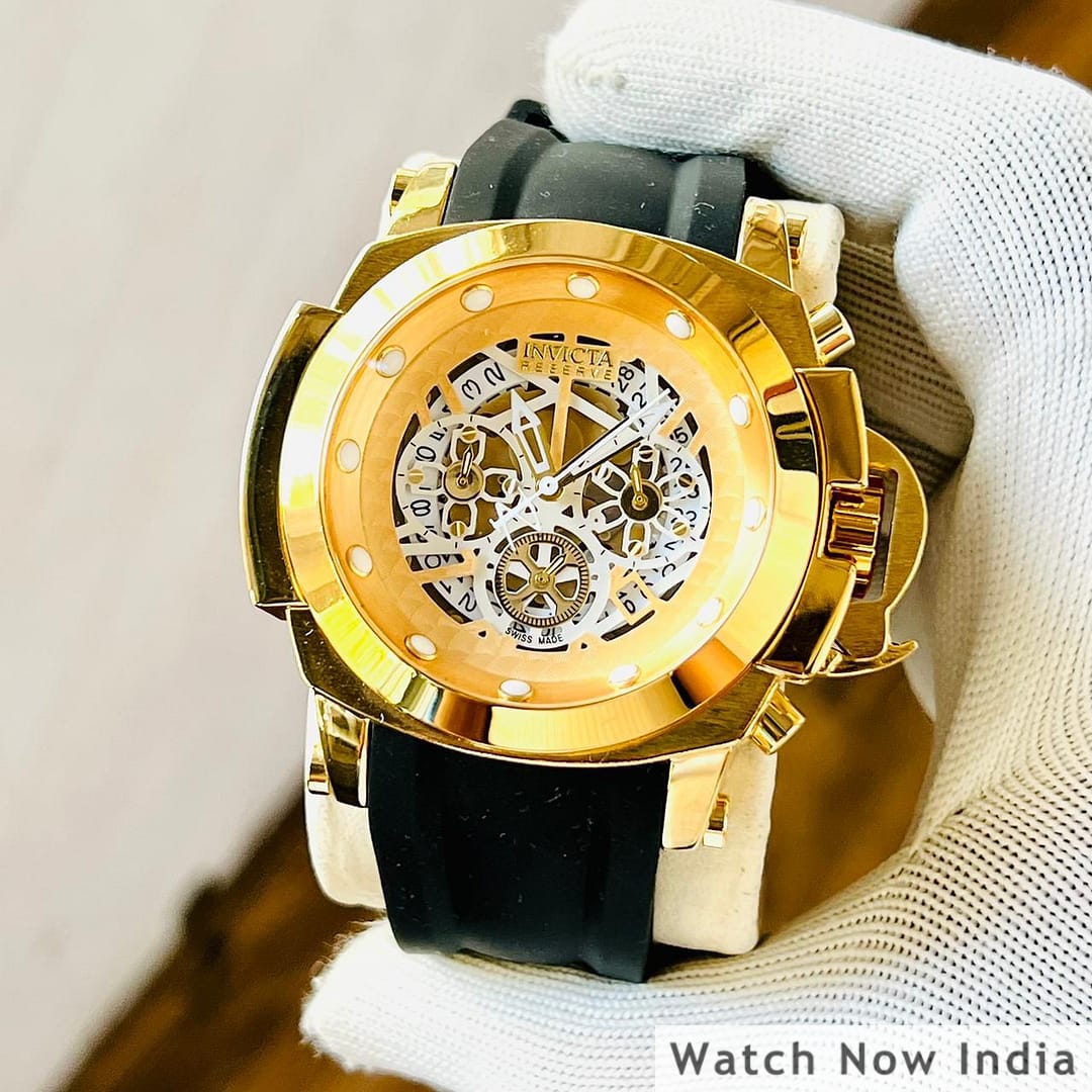 Invicta reserve golden First Copy Price in India Watch Now India