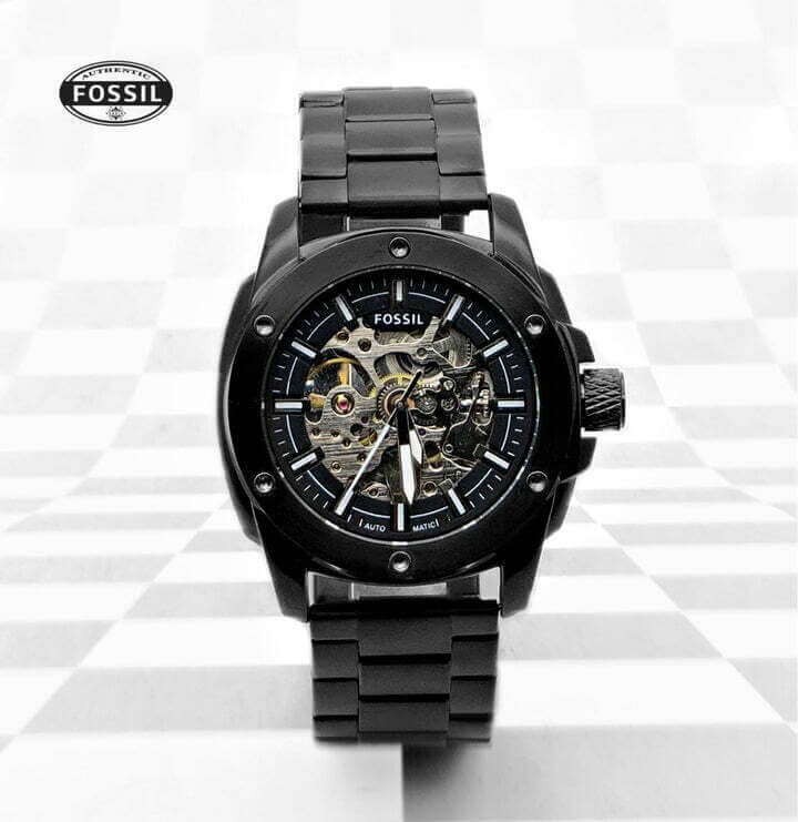 Black Fossil Automatic Watch