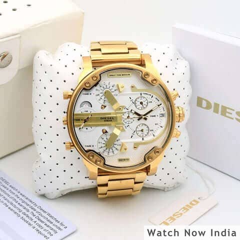 Diesel big daddy gold watch online price