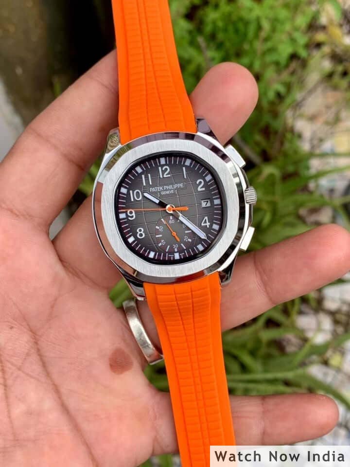 Orange strap patek online philippe