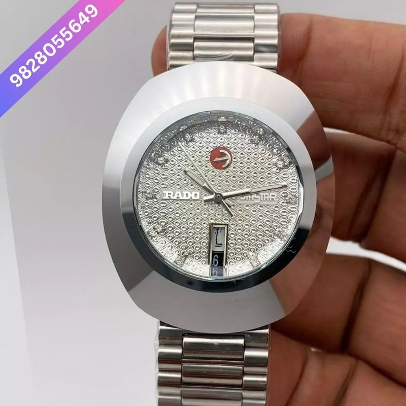 Rado Dia Star Full Silver White Dial Swiss Automatic Watch