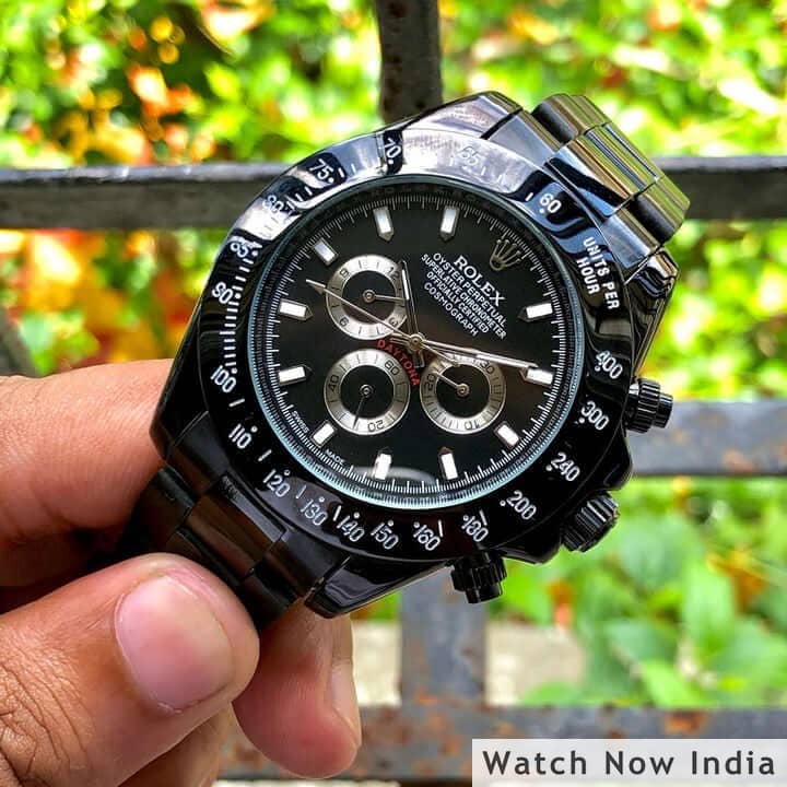 Rolex Daytona Carbon Automatic First Copy Price in India Watch