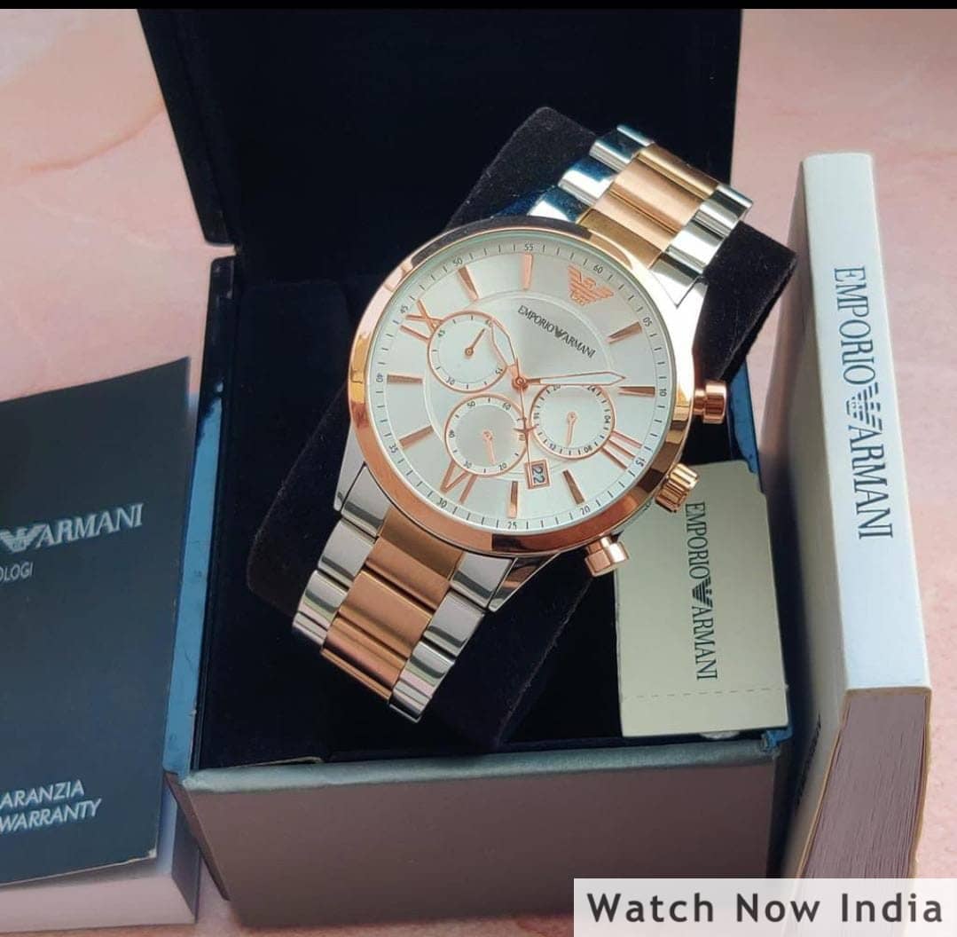 Emporio Armani Crono Warking First Copy Price in India Watch Now