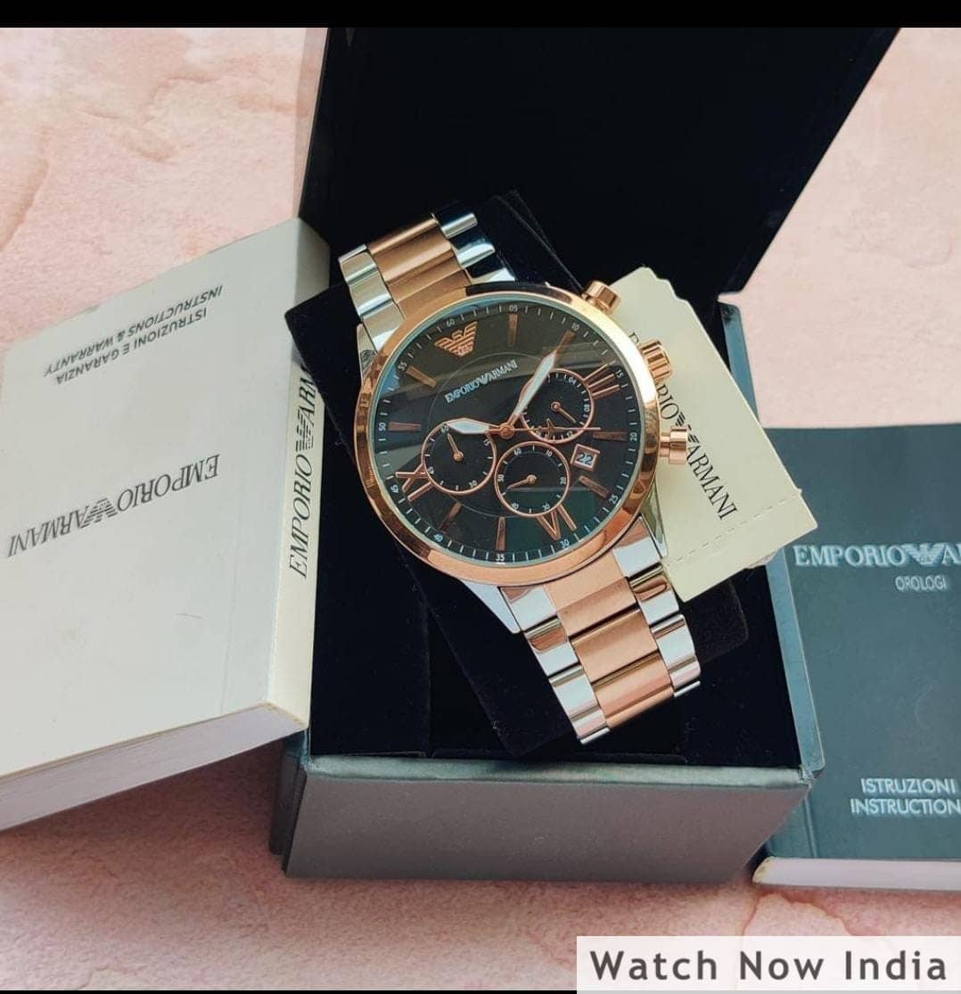 Emporio armani watch discount instructions